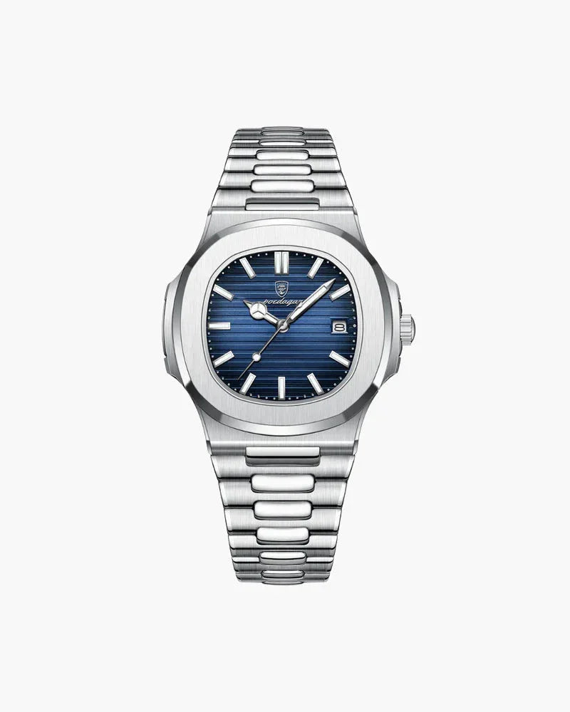 Royal Blue Nautilus – Old Money Luxury Watch (Waterproof)