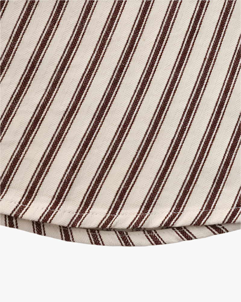 Gentlemen's Striped Button-Up Shirt
