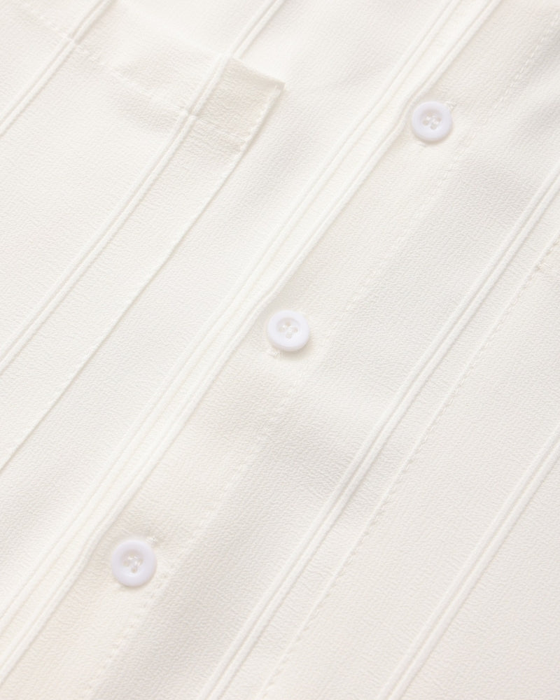 ST Tropez Ribbed Button-Up Shirt