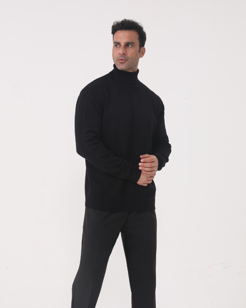 Merino Wool Sweater – Turtleneck [Winter Luxury Deal]