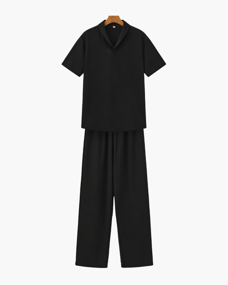 Organic Cotton Polo & Pantalon Set