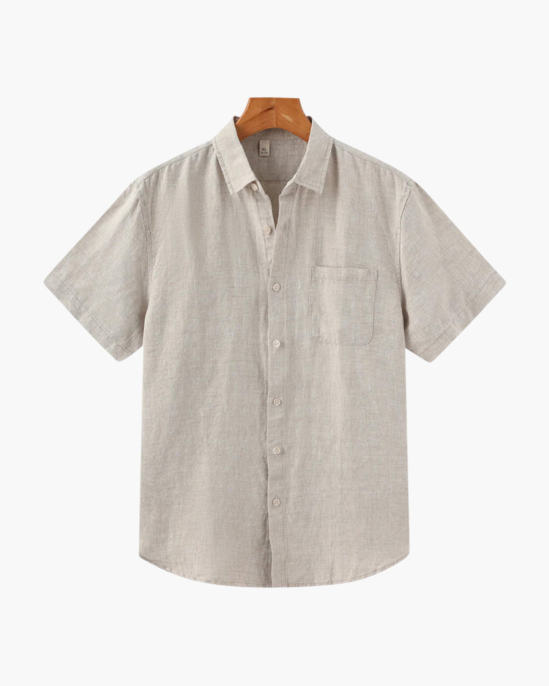 Linen Shirt – Short Sleeve Button-Up [Resort Edition]
