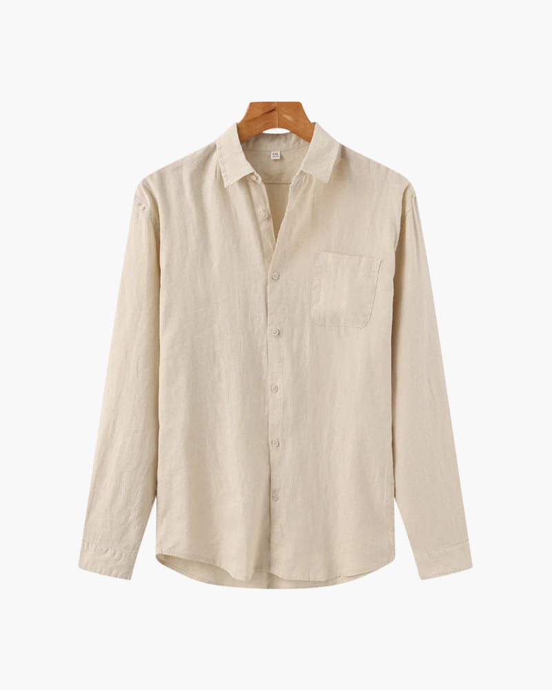 Linen Shirt – Long Sleeve Button-Up [Resort Edition]