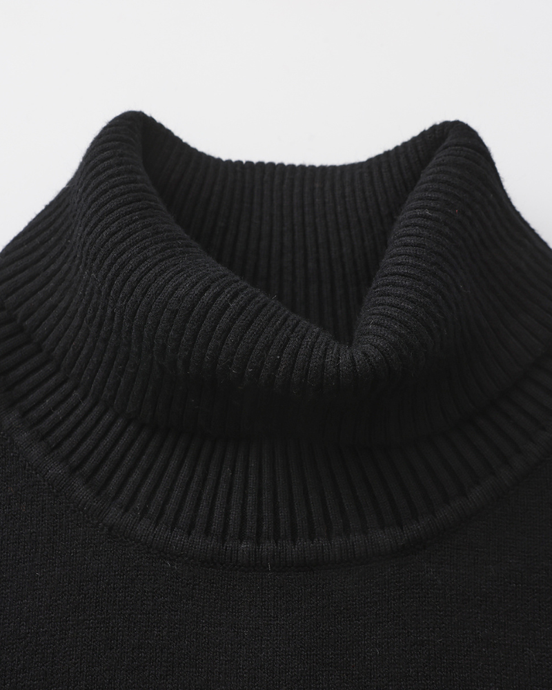 Merino Wool Sweater – Turtleneck [Winter Luxury Deal]