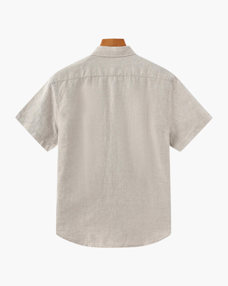 Linen Shirt – Short Sleeve Button-Up [Resort Edition]