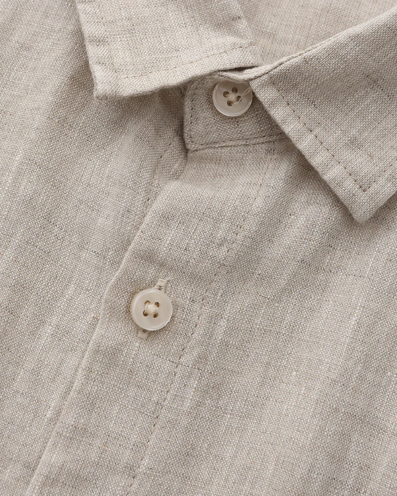 Linen Shirt – Short Sleeve Button-Up [Resort Edition]