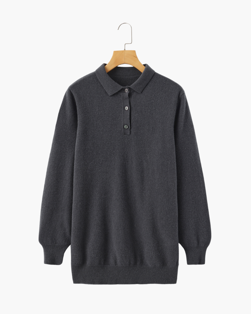 Cashmere Polo Shirt – Long Sleeve [Exclusive Edition]