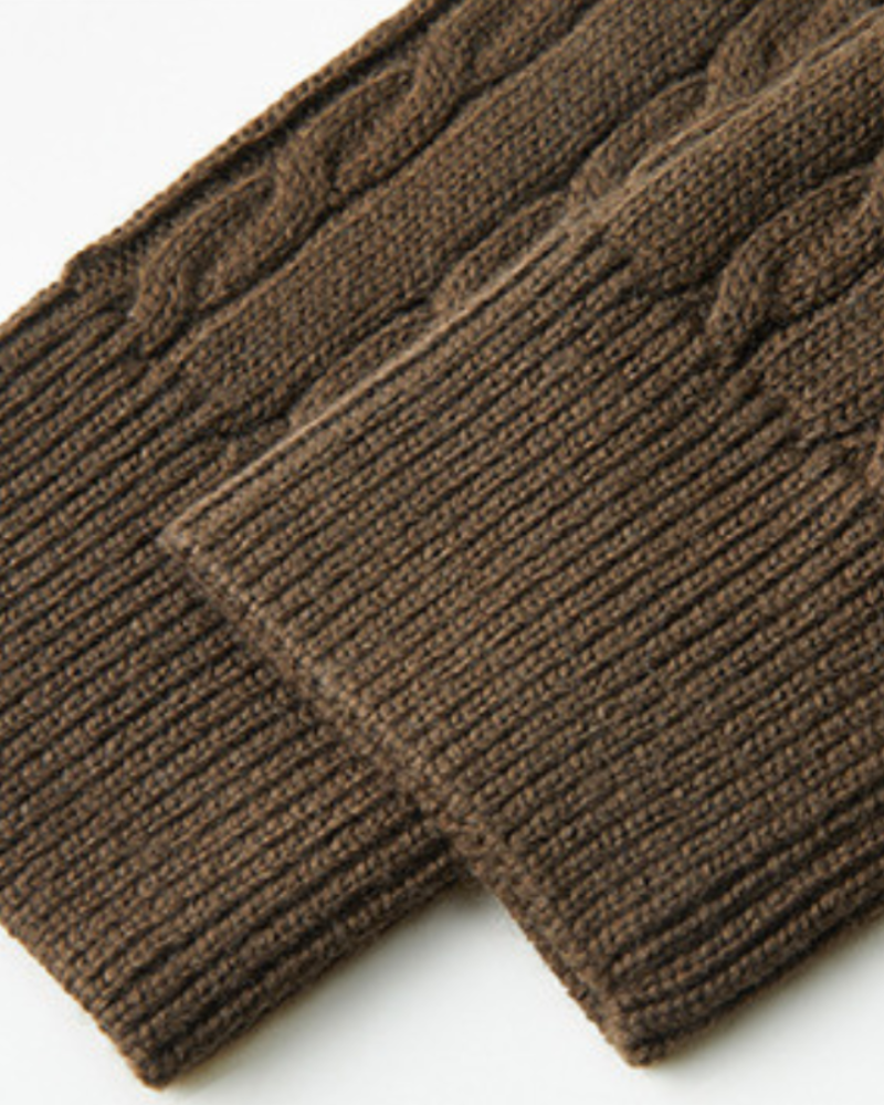Merino Wool Half-Zip Sweater – Cable-Knit [Winter Luxury Deal]