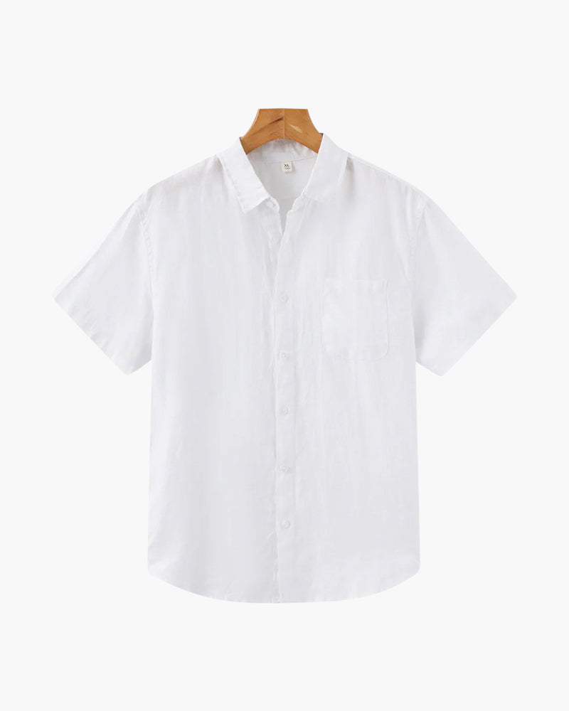 Linen Shirt – Short Sleeve Button-Up [Resort Edition]