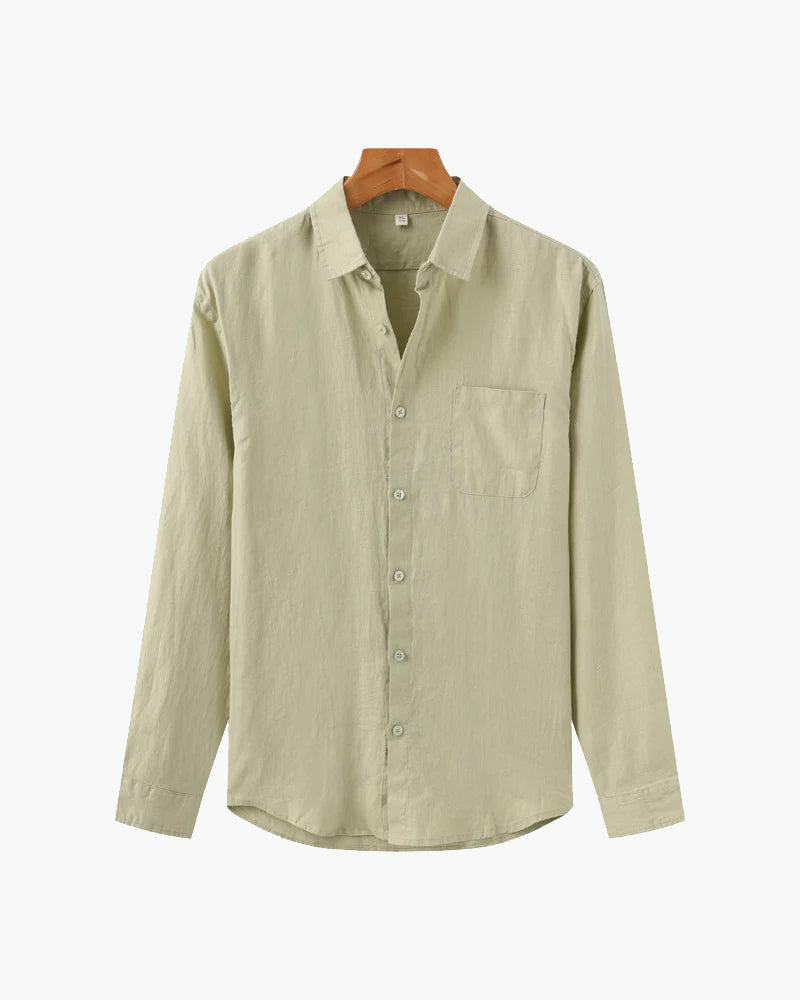 Linen Shirt – Long Sleeve Button-Up [Resort Edition]