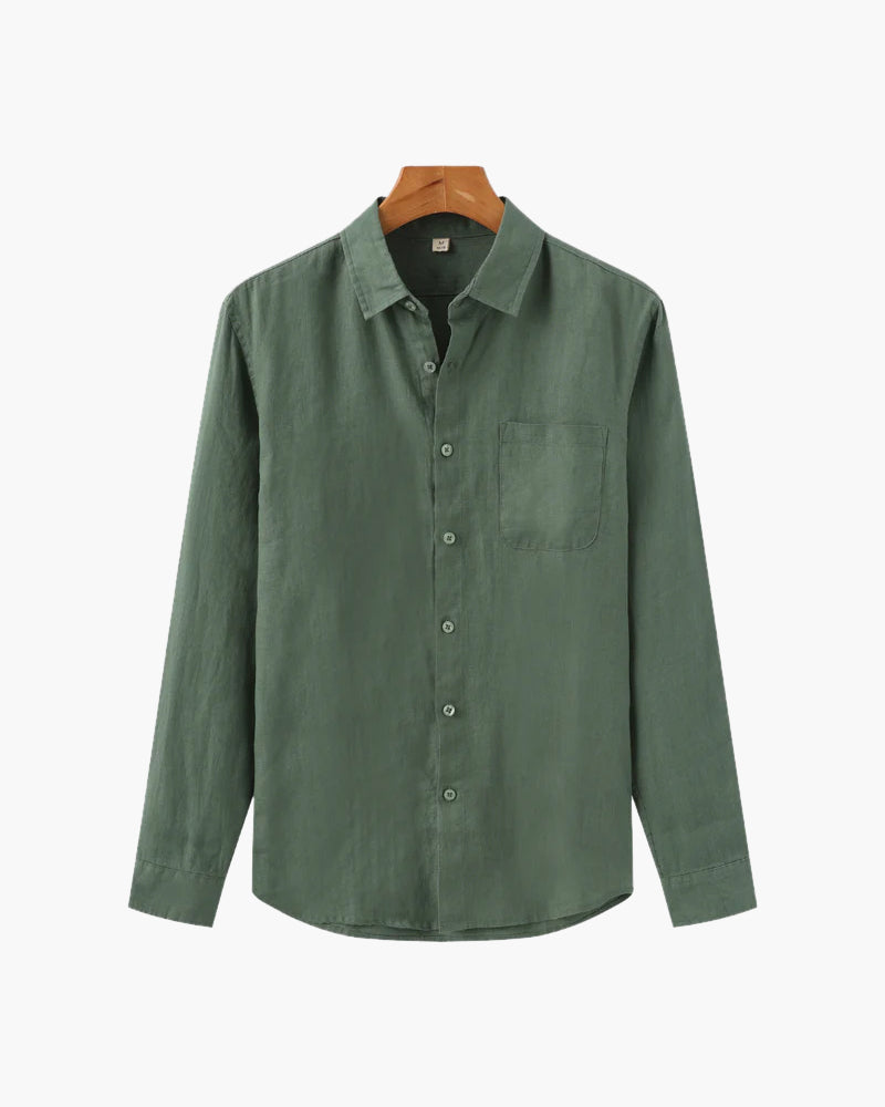 Linen Shirt – Long Sleeve Button-Up [Resort Edition]
