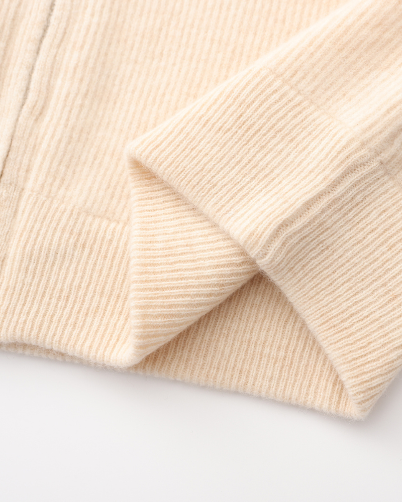 Cashmere Zip Cardigan – Full-Zip Knit [Winter Luxury Deal]