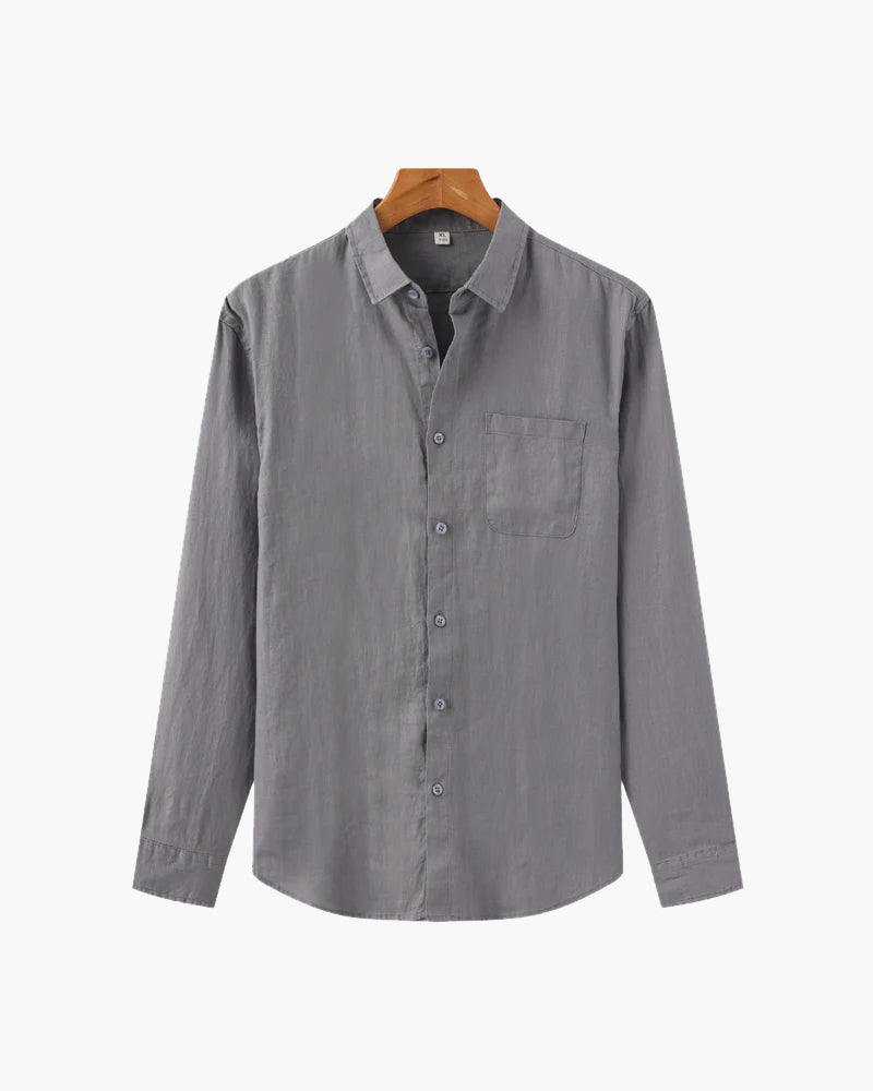 Linen Shirt – Long Sleeve Button-Up [Resort Edition]