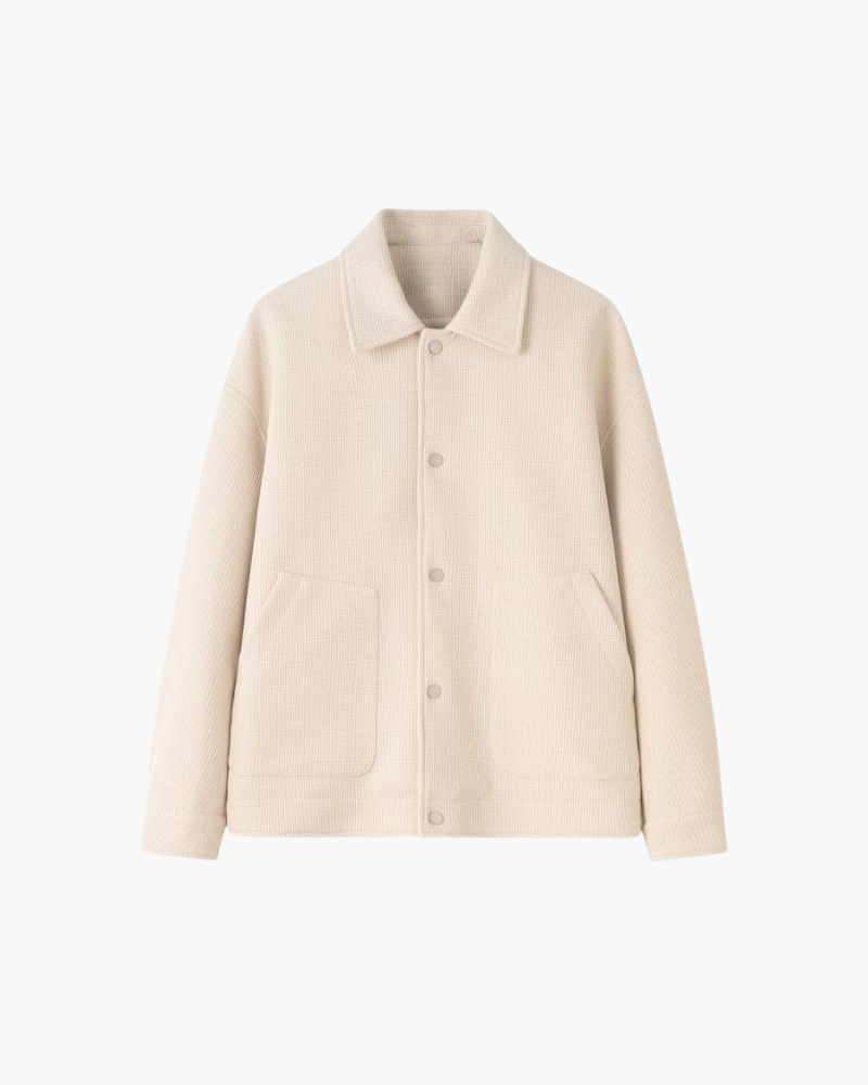 Textured Cotton Overshirt – Classic Button-Up [Limited Edition]