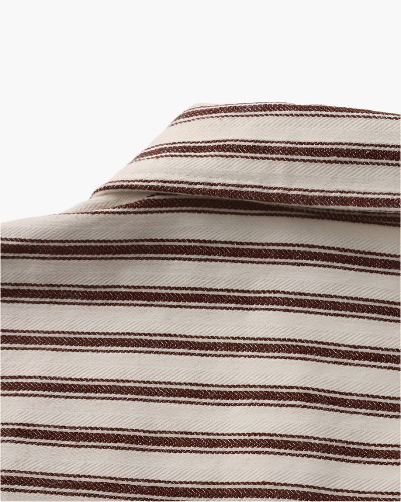 Gentlemen's Striped Button-Up Shirt