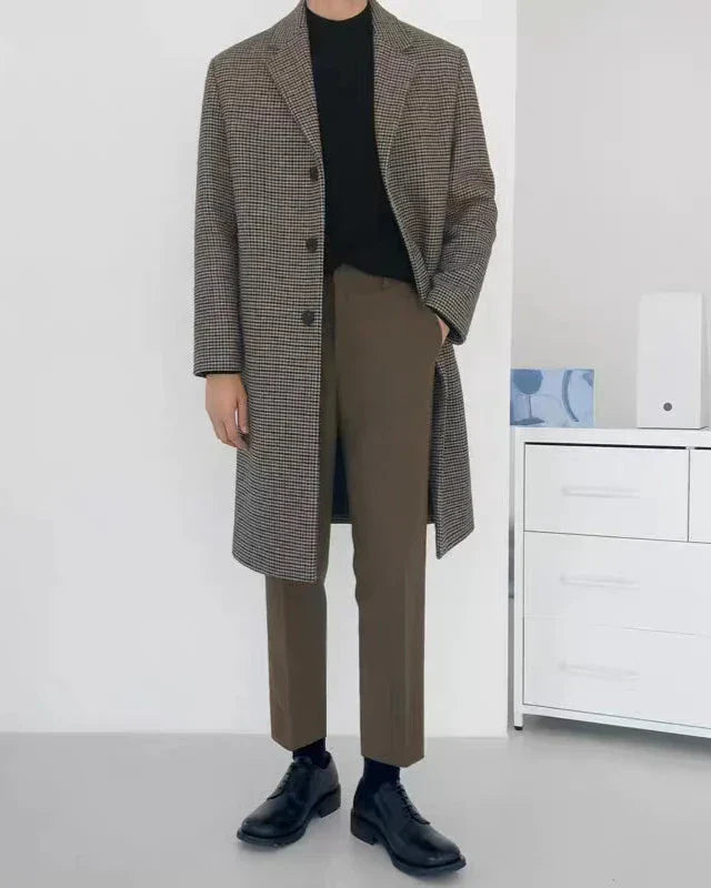 Old Money Sherlock Merino Wool Coat
